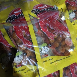 Snack tôm câu trứng hằng đại (30 gói)
