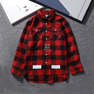 Áo Sơ Mi Flannel Off White 01