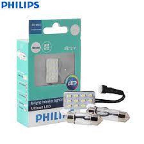 Bóng đèn tín hiệu nội thất xe ô tô Philips Ultinon LED 12957ULWX1 12V 6000K - Trắng