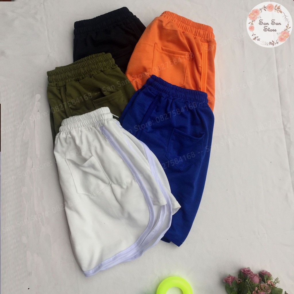 Quần đùi nữ mặc ở nhà 💞 HÌNH THẬT💞Quần đùi mặc đi ngủ đến 70kg, vải da cá bao chất mềm mát mịn | BigBuy360 - bigbuy360.vn