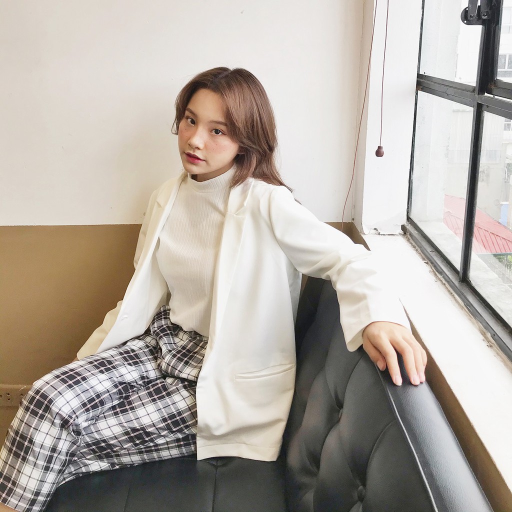 Áo khoác Blazers nữ 1 lớp kiểu dáng trẻ trung