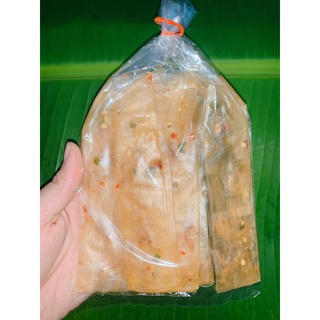 Bánh tráng dẻo cuốn hành phi