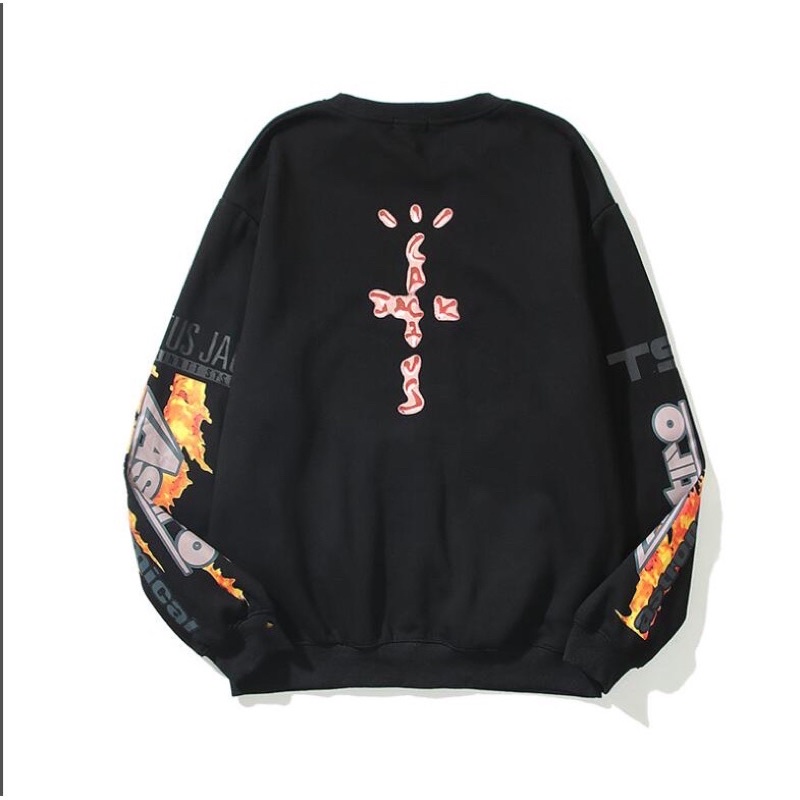 Áo nỉ bông sweater Cactus Jack dành cho nam và nữ mùa thu đông