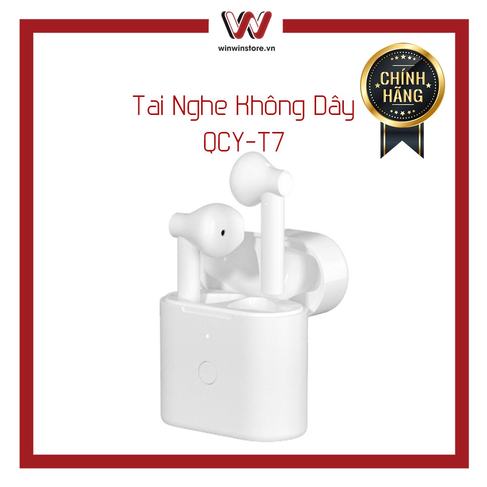 Tai nghe bluetooth QCY T7 (Màu trắng)