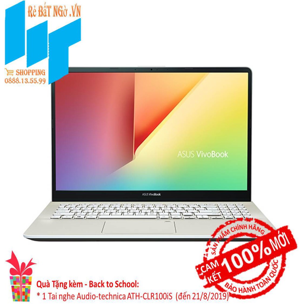 Laptop ASUS VivoBook S15 S530FA-BQ066T 15.6 inch FHD_i5-8265U_4GB_1TB HDD_UHD 620_Win10_1.8 kg