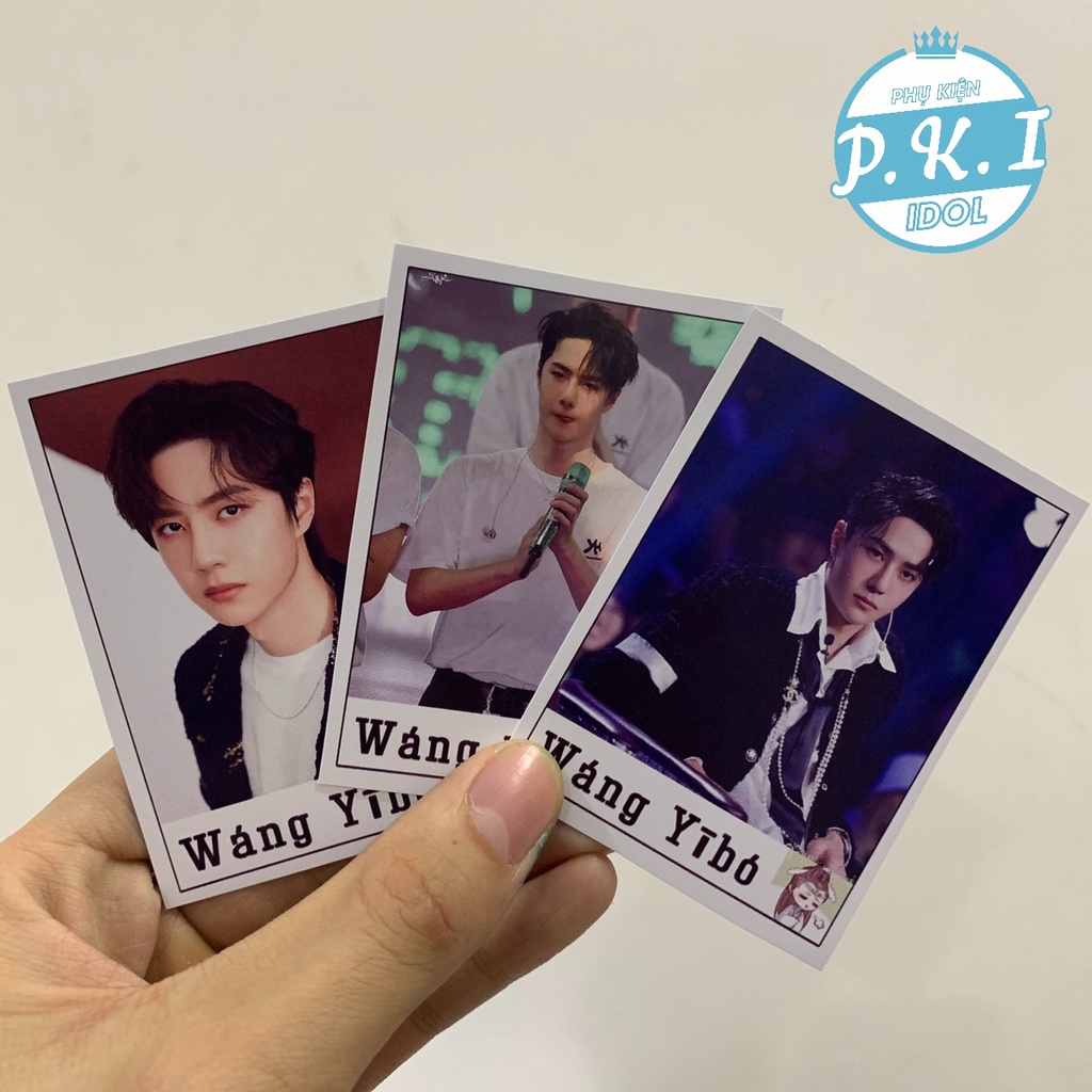 Sưu Tầm Bộ Lomo Card Đỉnh Lưu Vương Nhất Bác - Tặng Kèm Sheet Đựng Card