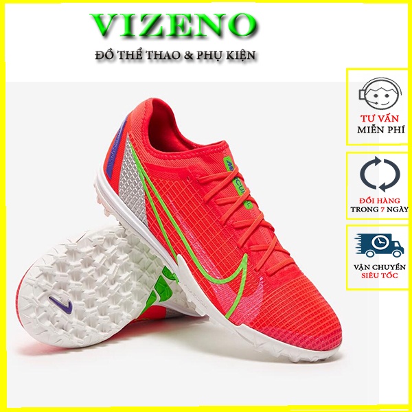 Giày đá bóng Mercurial Vapor 14 Pro TF Spectrum màu đỏ