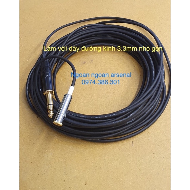 Dây chuyển 6 ly stereo (6,5ly ste) sang 3.5 âm cái chuẩn ste