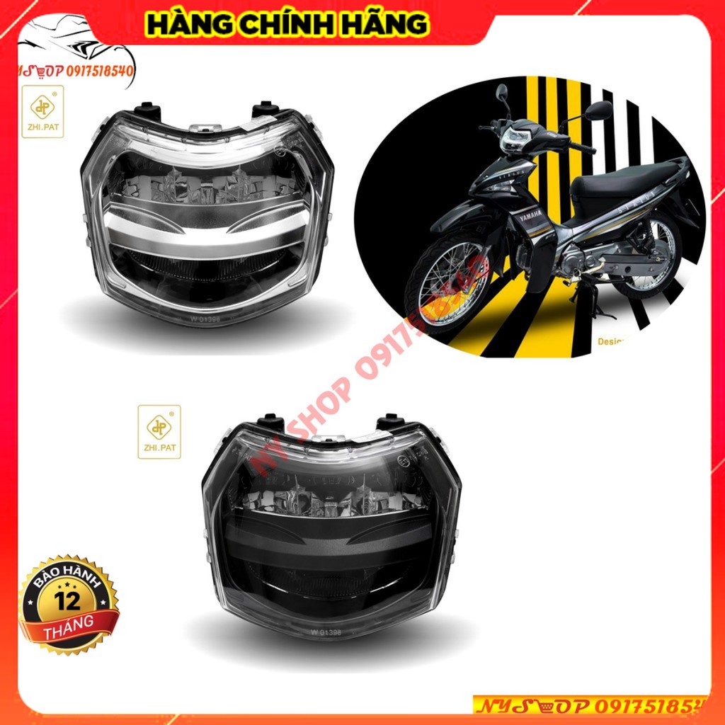 Chóa Đèn Pha Led Sirius RC, Sirius Fi Hai Tầng Chính Hãng Zhi.Pat Bảo Hành 2 Năm