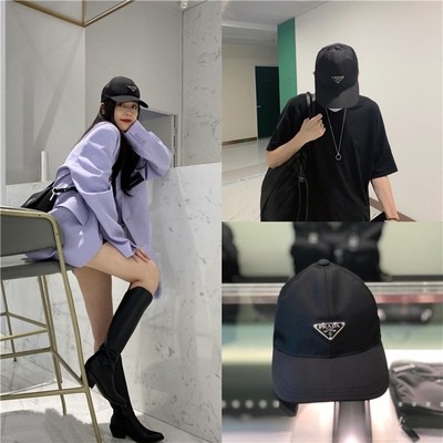 Nón Lưỡi Trai Prada Chất Liệu cotton Chống Nắng Thời Trang Mùa Hè Hàn Quốc Cho Nam Nữ