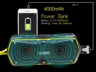 Loa bluetooth wking s9 kiêm pin dự phòng 4000mah