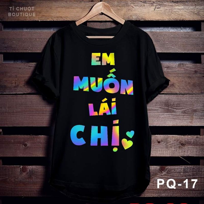 áo thun phản quang 7 màu em.lái chị mặc đôi mặc nhóm siêu xinh