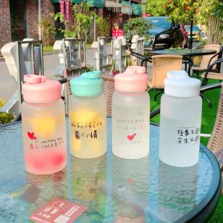 [CÓ SẴN] Bình nước thủy tinh cute