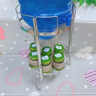 Chân bình nước- kệ chân bình nước inox 2 tầng