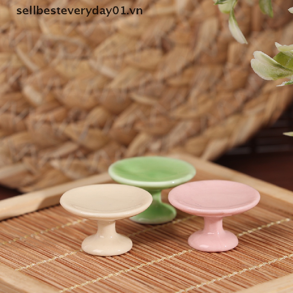 Khay để trái cây món tráng miệng mini tỉ lệ 1:12 dành cho trang trí nhà búp bê