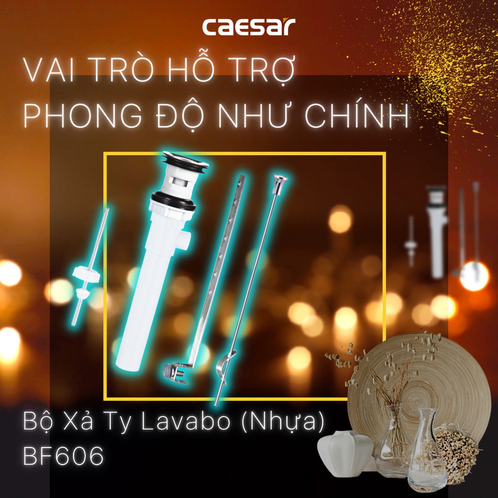 Bộ Xả Ty Lavabo (Nhựa) - BF606 (xi phông)