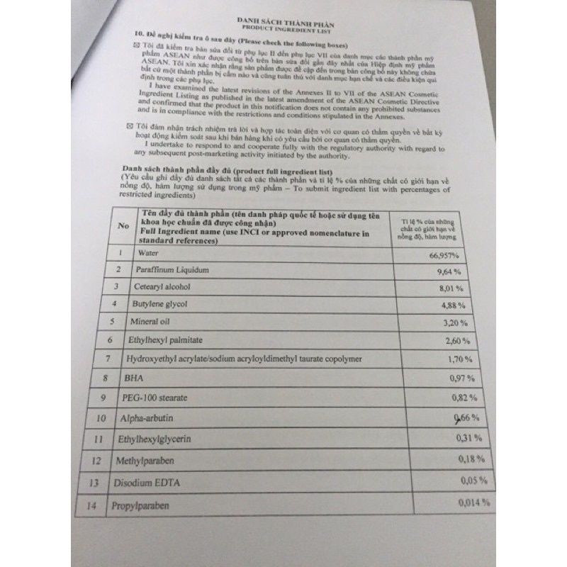 Body  dưỡng trắng da bạch ngọc liên