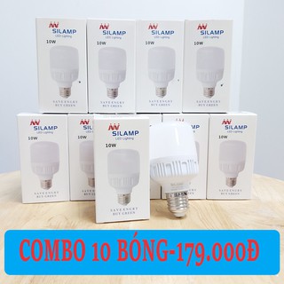 COMBO 10 BÓNG ĐÈN LED 10W E27 Siêu sáng - tiết kiệm điện năng - chất lượng - giá rẻ