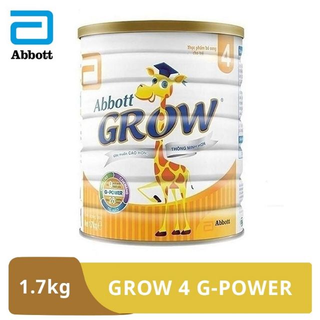 Sữa bột Abbott Grow Grow 4 G-Power hương vani 1,7kg