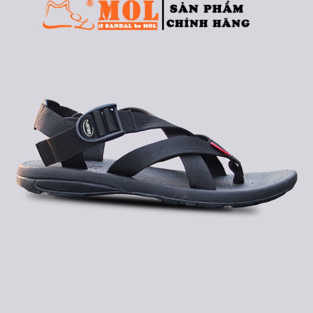 Giày sandal Vento nam xỏ ngón quai chéo vải dù có quai hậu cố định mang đi học đi biển du lịch NV7189B