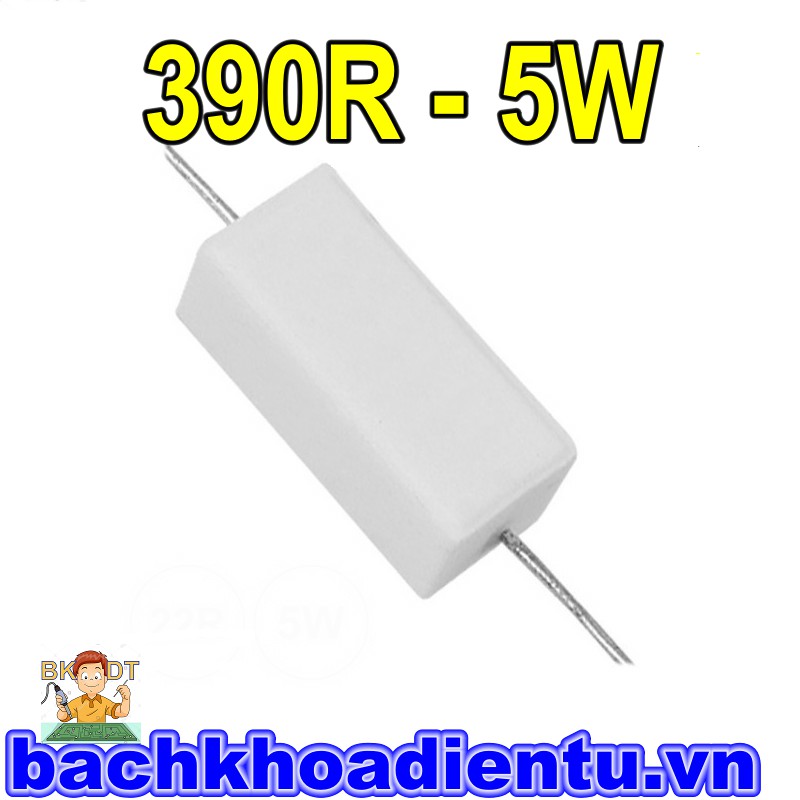 Điện trở 5W 390R chất lượng tốt
