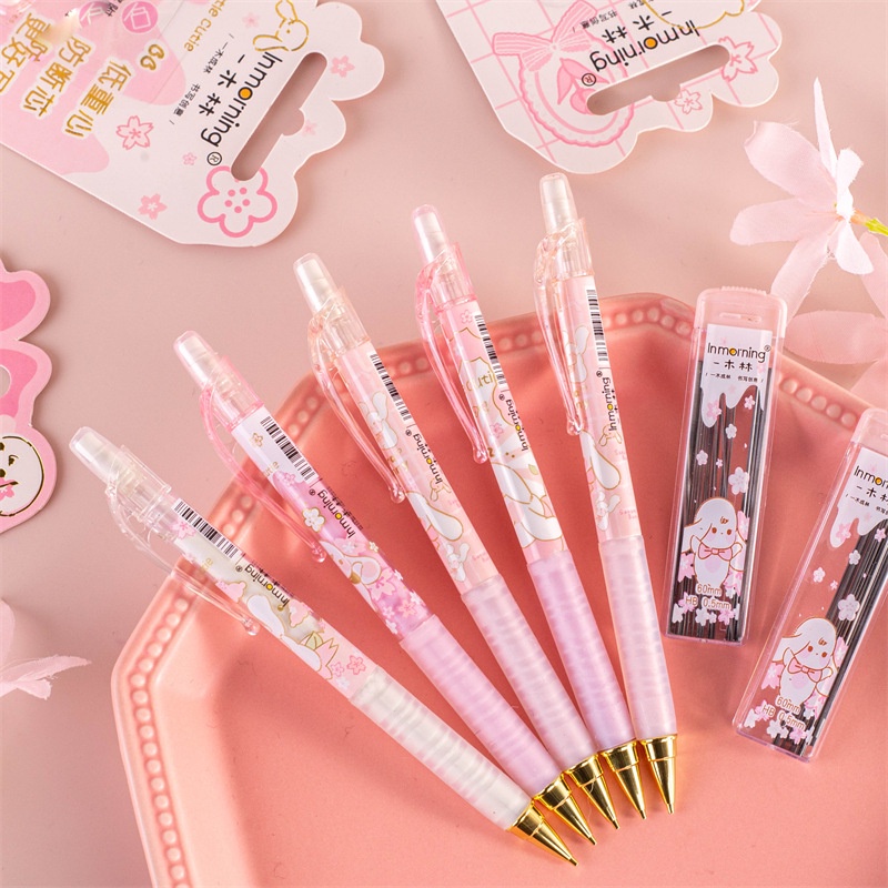 Bút Chì Bấm 0.5mm Animals Mechanical Pencil Cute Pencil Refills Automatic Pencils Kawaii Stationery Set Office School Supplies kids gift