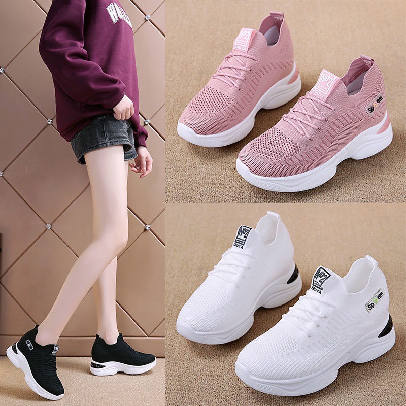 Giày Thể Thao Nữ Vải Cổ Chun Độn Đế SPEM TD 131 | BigBuy360 - bigbuy360.vn