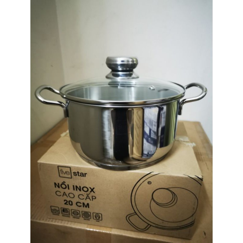 nồi inox 3 đáy five tar sz 20cm