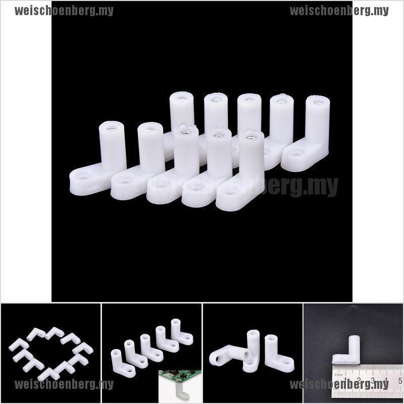 Set 10 / 20 / 50 chân nhựa hình chữ L 20mm cao cấp