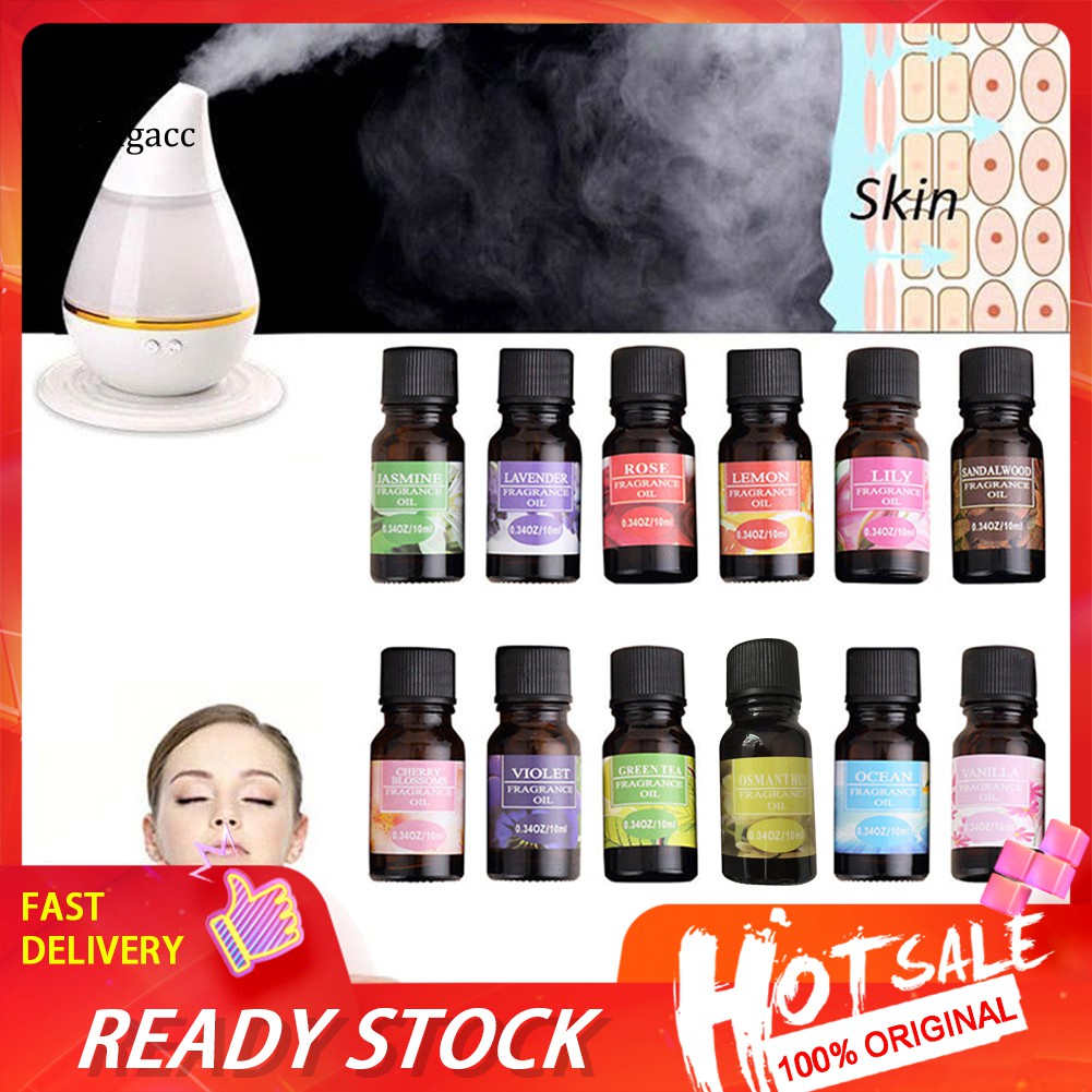 Tinh dầu tự nhiên hòa tan trong nước 10ml hương thực vật dùng trong xông hương