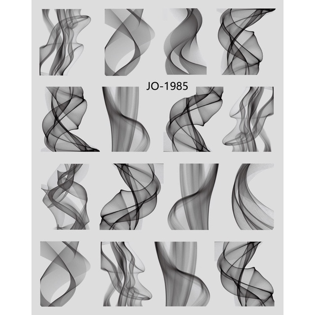 Sticker 3d dán móng tay nail mẫu mới