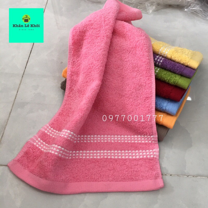 Khăn mặt 100% cotton Dobby KMH 27x50cm - Nhiều màu đẹp