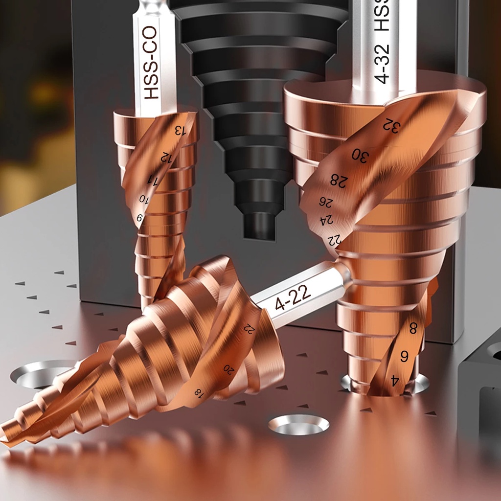 Mũi Khoan Tháp, Mũi Khoan Đa Bước, Hàng Chính Hãng LAOA, Chất Lượng Cao