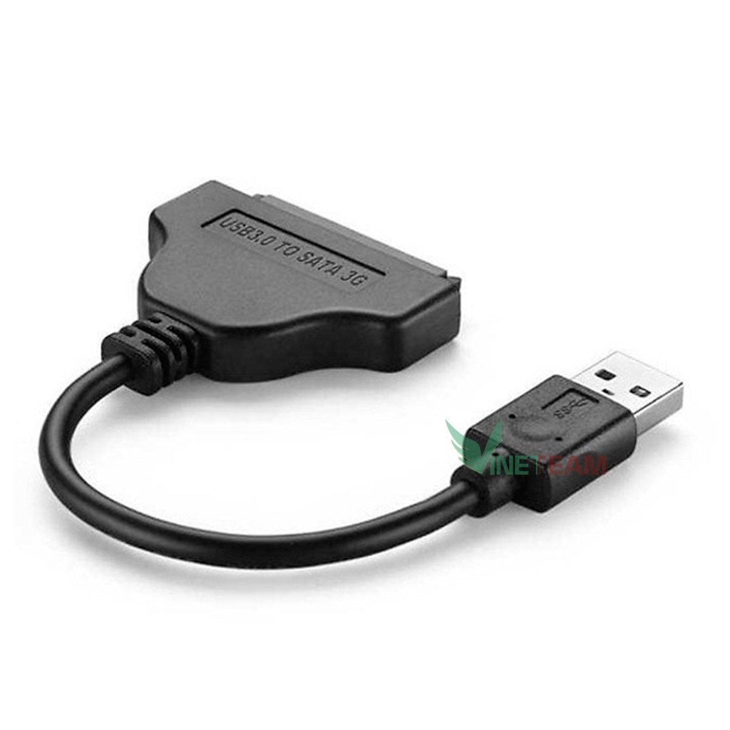 Cáp chuyển đổi kết nối Ổ Cứng HDD từ USB 2.0/ 3.0 sang Sata 22 Pin 2.5 inch -dc4306
