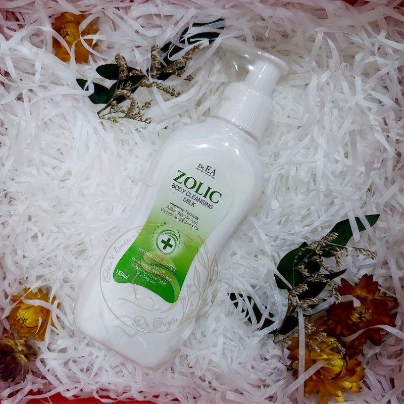 Sữa tắm y khoa giúp giảm mụn cơ thể, giảm dày sừng nang lông Dr.EA Zolic Body Cleansing Milk 150ml