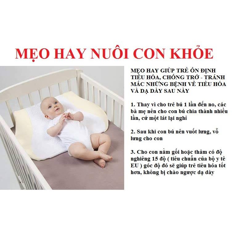 Gối chống trào ngược babymoov -  màu vàng