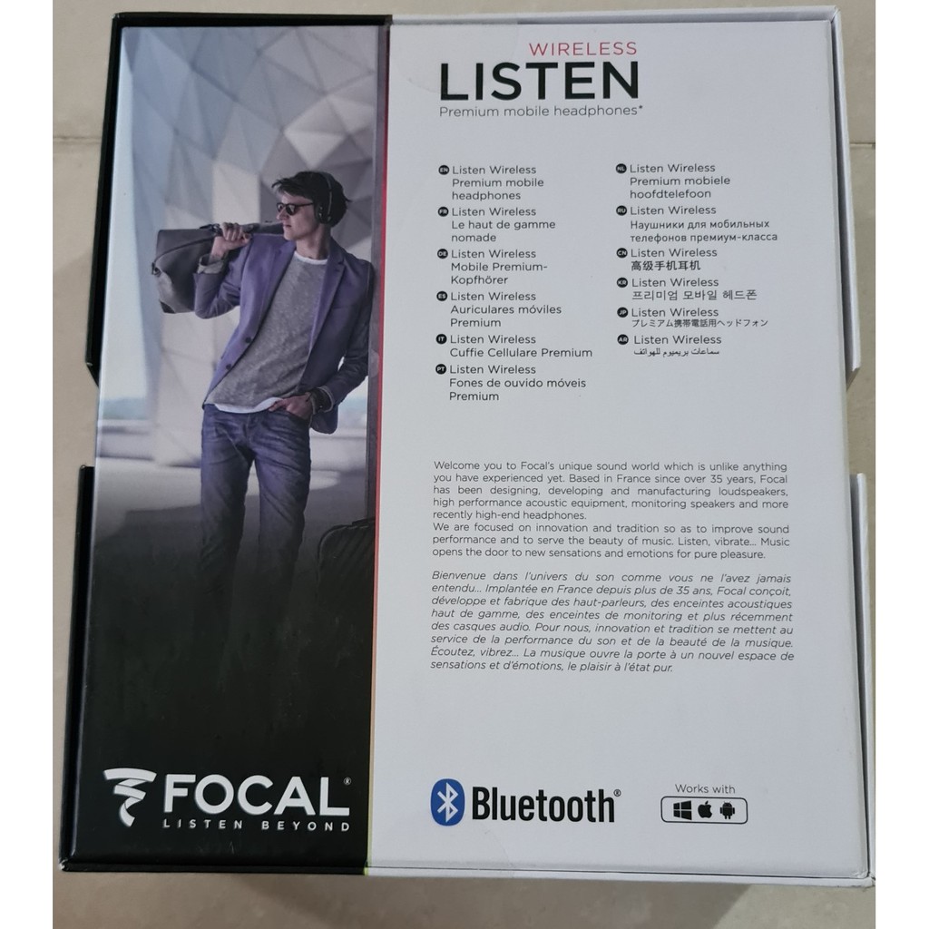 Tai Nghe Over-Ear Bluetooth Có Mirco Focal Listen Wireless - Hàng Chính Hãng