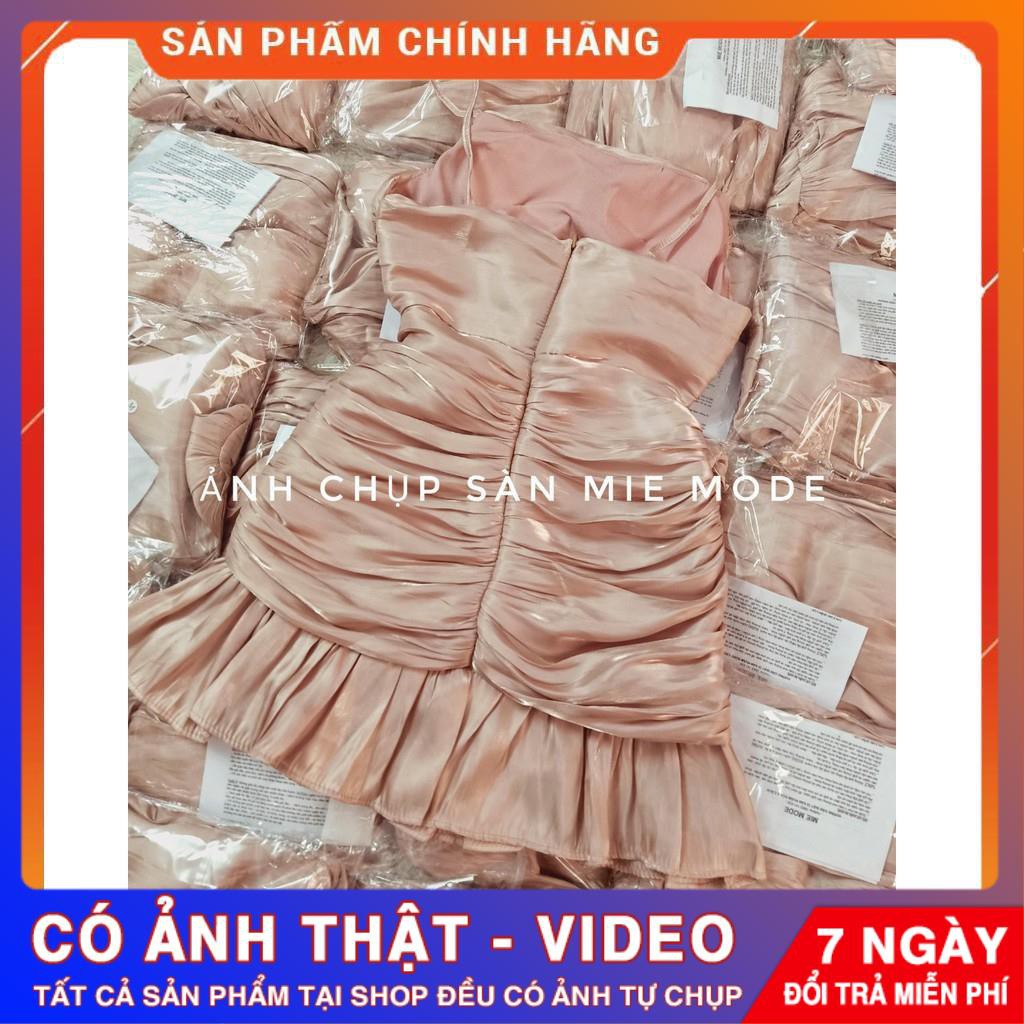 [MIE MODE] Đầm body đuôi cá hai dây 💥 tơ Organza cao cấp 💥 có mút ngực,quần lót mềm mại, an toàn 💥 S.M.L