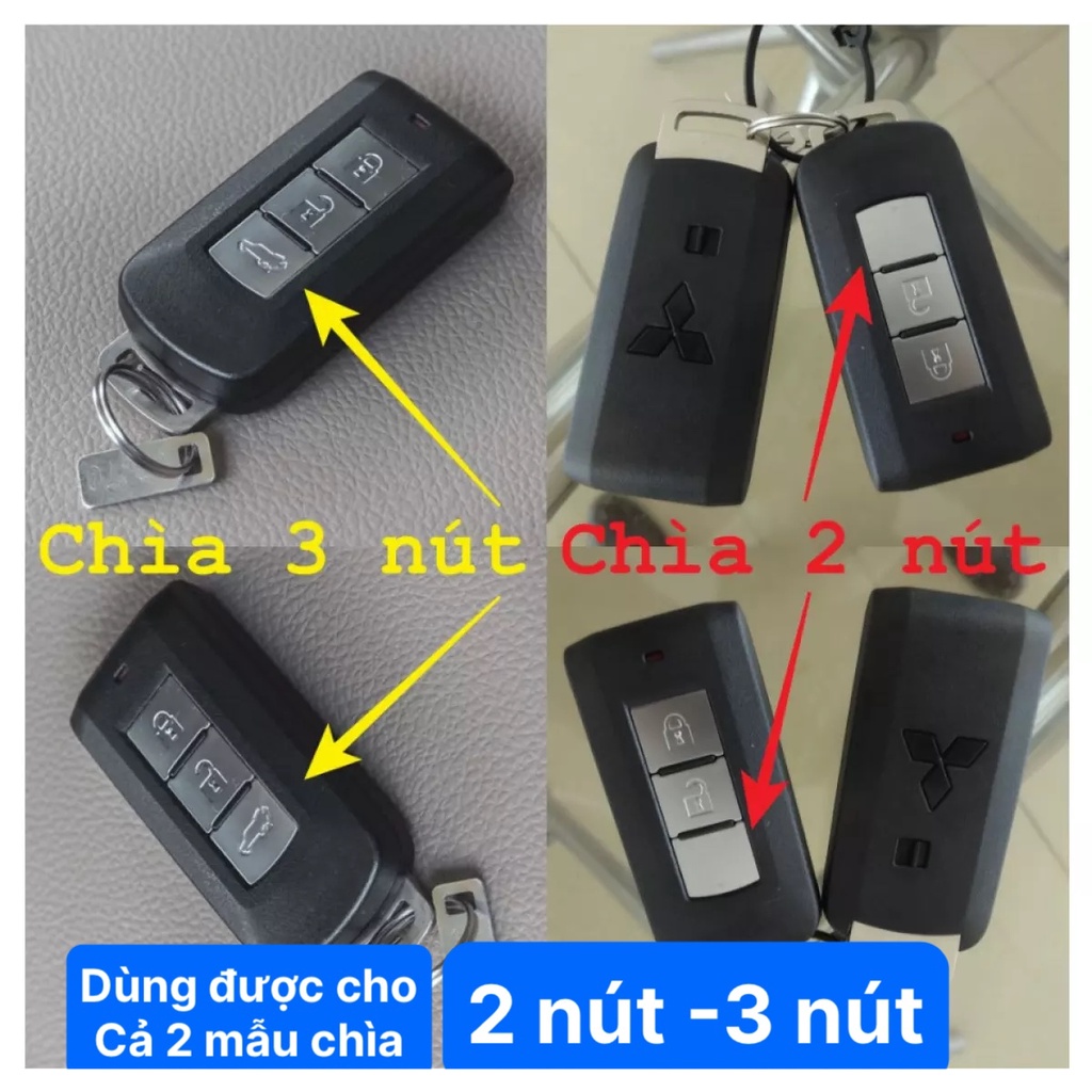 BAO CHÌA KHOÁ MITSUBISHI Xpander, Outlander, Triton, Attrage, Pajero S