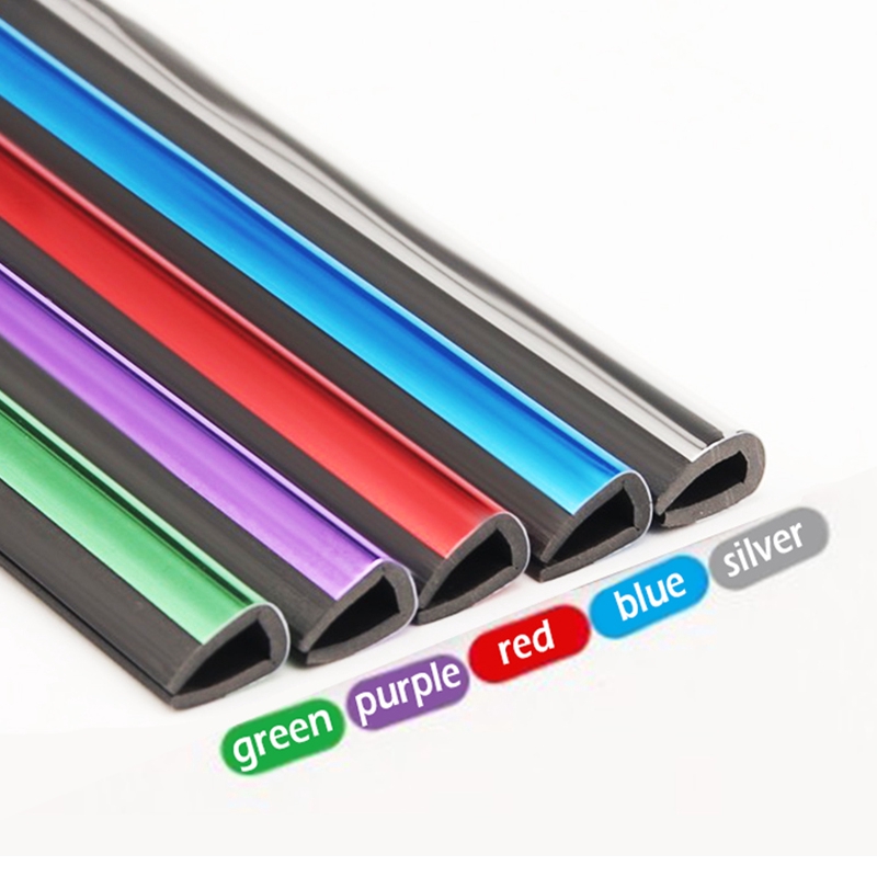 Set 10 Dây Viền Lỗ Thông Gió Xe Hơi Hình Chữ U Mạ Crom