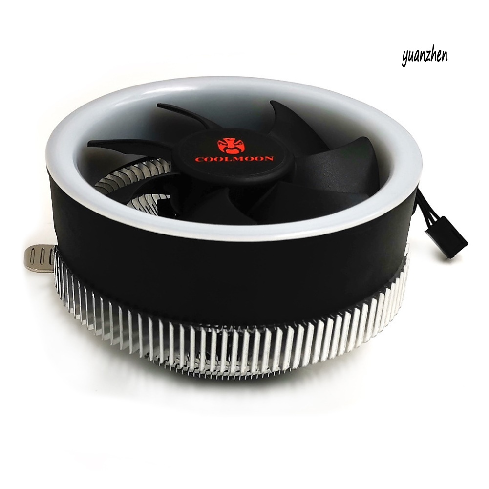 yuanzhen Silent Desktop Computer CPU Cooler Radiator Heatsink Cooling Fan for I-ntel A-MD