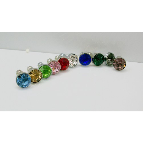 Nút Cắm Lỗ Cắm Chống Bụi 3.5mm Đính Kim Cương Cho Điện Thoại Di Động