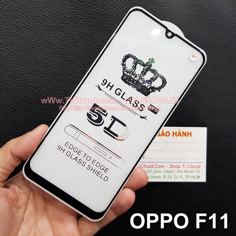 Kính cường lực OPPO F11 FULL Màn, FULL KEO Silicon