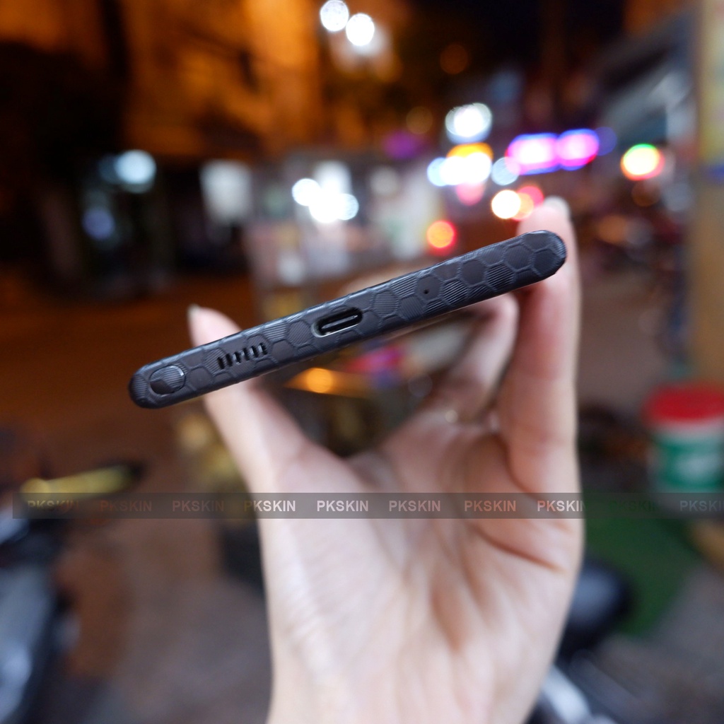 Miếng dán skin full lưng viền samsung Note 10 , Note 10 plus , note 20 , note 20 ultra honeycomb nhập khẩu