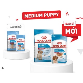 Thức ăn hạt cho chó con Royal Canin Medium Puppy bao 10kg