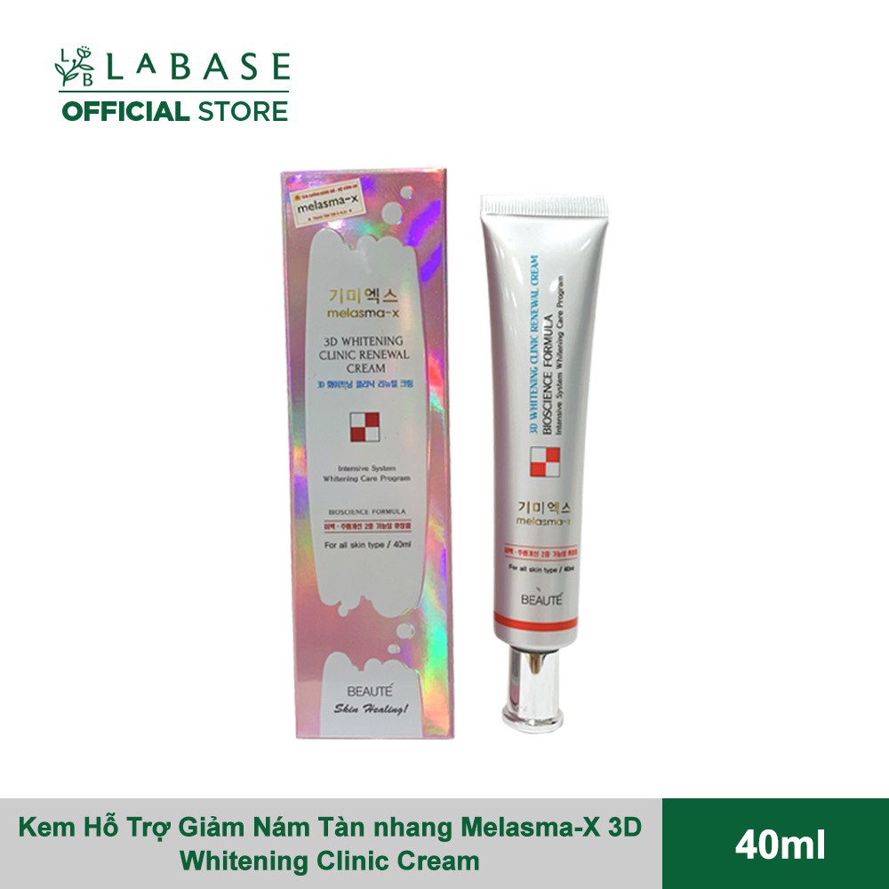 Kem Hỗ Trợ Giảm Nám Tàn nhang Melasma-X 3D Whitening Clinic Cream