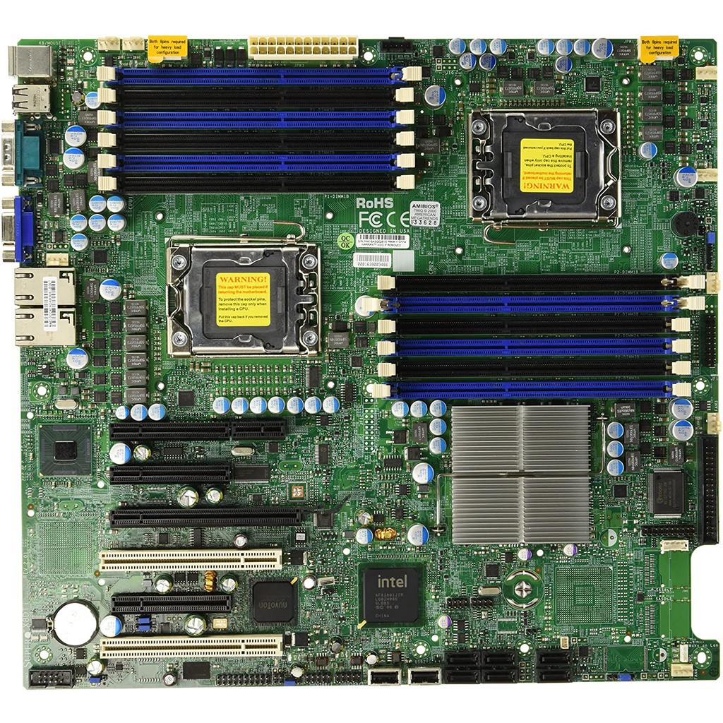Main SuperMicro X8DTI 2 CPU Dual CPU x58 1366 X5670 Bo mạch chủ tương đương X8DTL 95