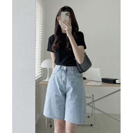 Áo phông cổ tròn chất nhăn xốp mặc hè thu Dorastyle_1172Aonhanxop_P2/K4