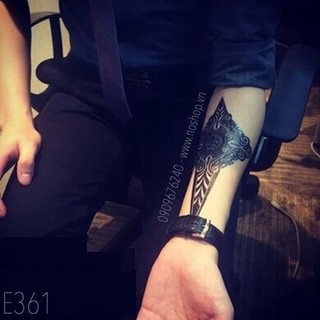 Hình Xăm Hoa Văn E361