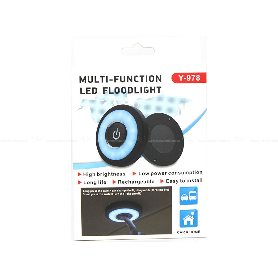 Đèn Led Gắn Trần Ô Tô CIND Y978 5V 2W Nhập Khẩu Chính Hãng